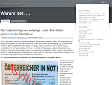 Tablet Screenshot of blog.warum.net